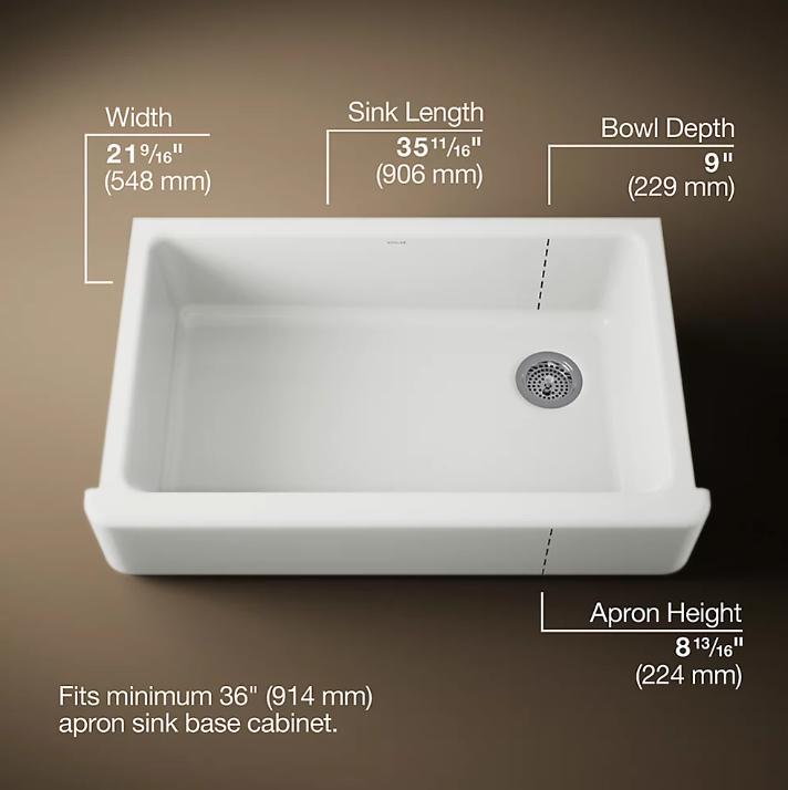 Kohler Whitehaven Sink in White