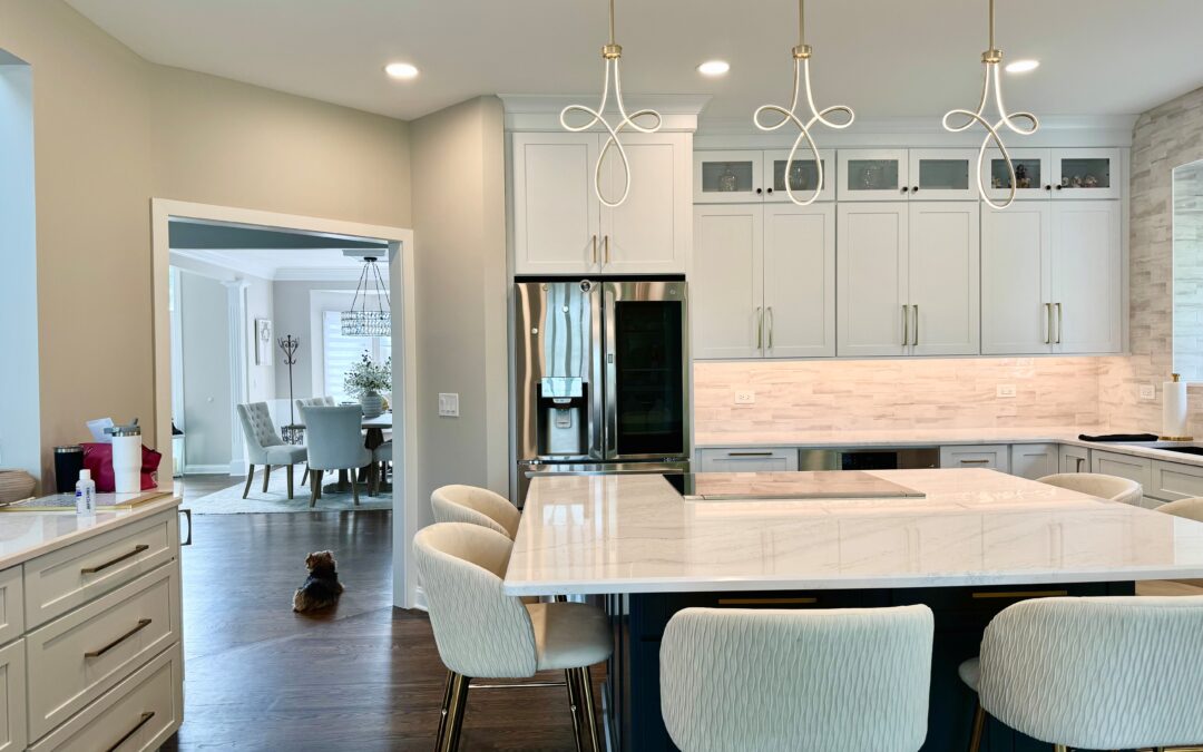 Lake in the Hills Kitchen Remodel: From Dated Tile Floors to a Bright, Modern Gathering Space