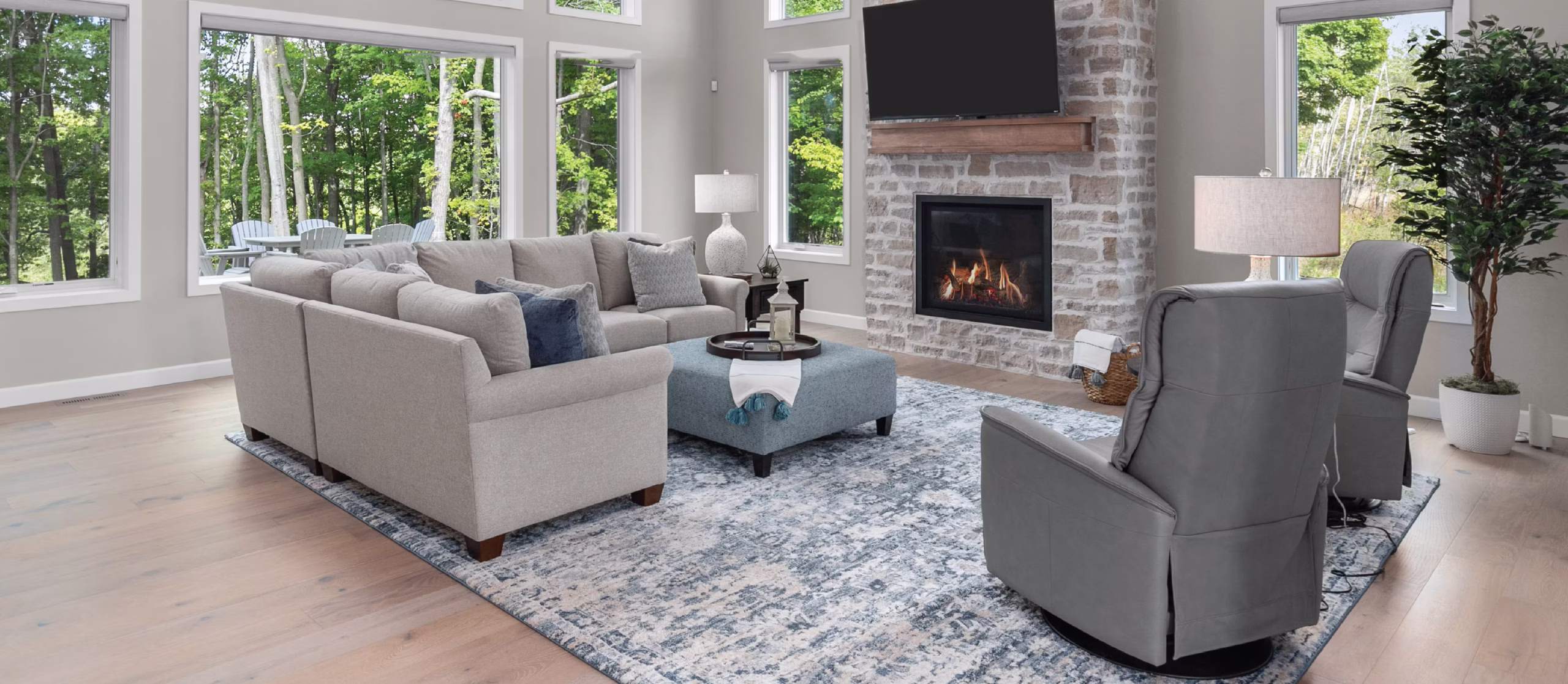 Steinhafels interior design services helping homeowners furnish and style their homes after remodeling.