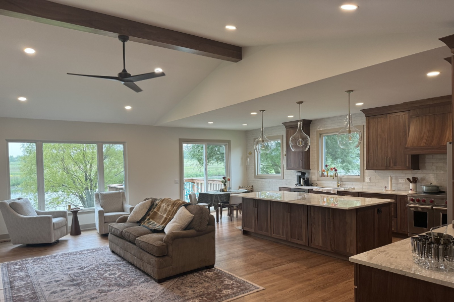 Natural walnut kitchen remodel in Algonquin, IL